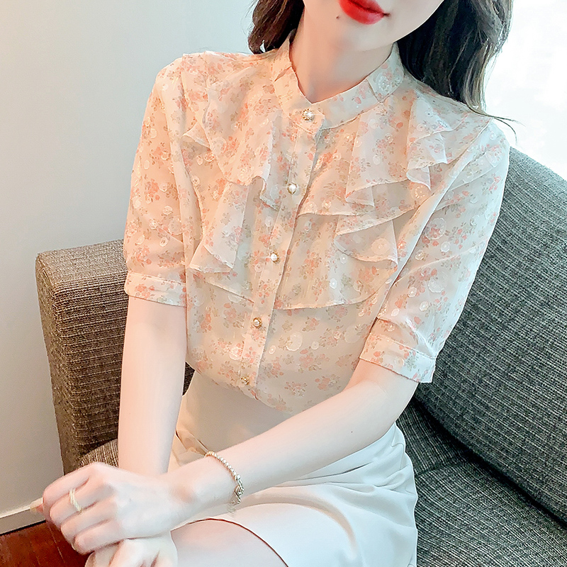 เสื้อเชิ้ตผู้หญิงใส่ทํางาน 390 บาทต่อชิ้น ฟรีค่าจัดส่ง
