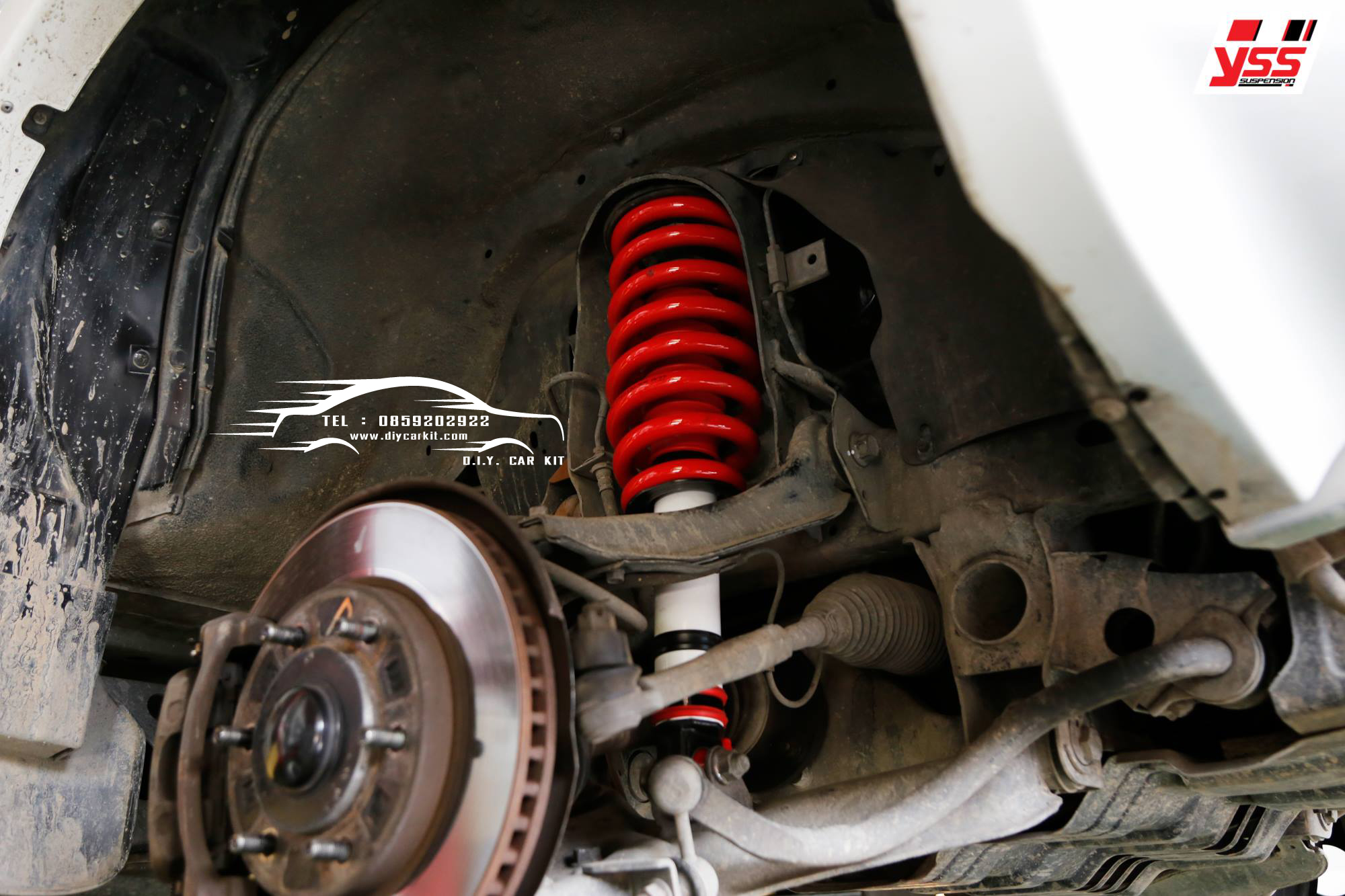 โช้คอัพรถยนต์ สปริง YSS รุ่น DTG Plus รถ Pajero Sport ปี 08-14