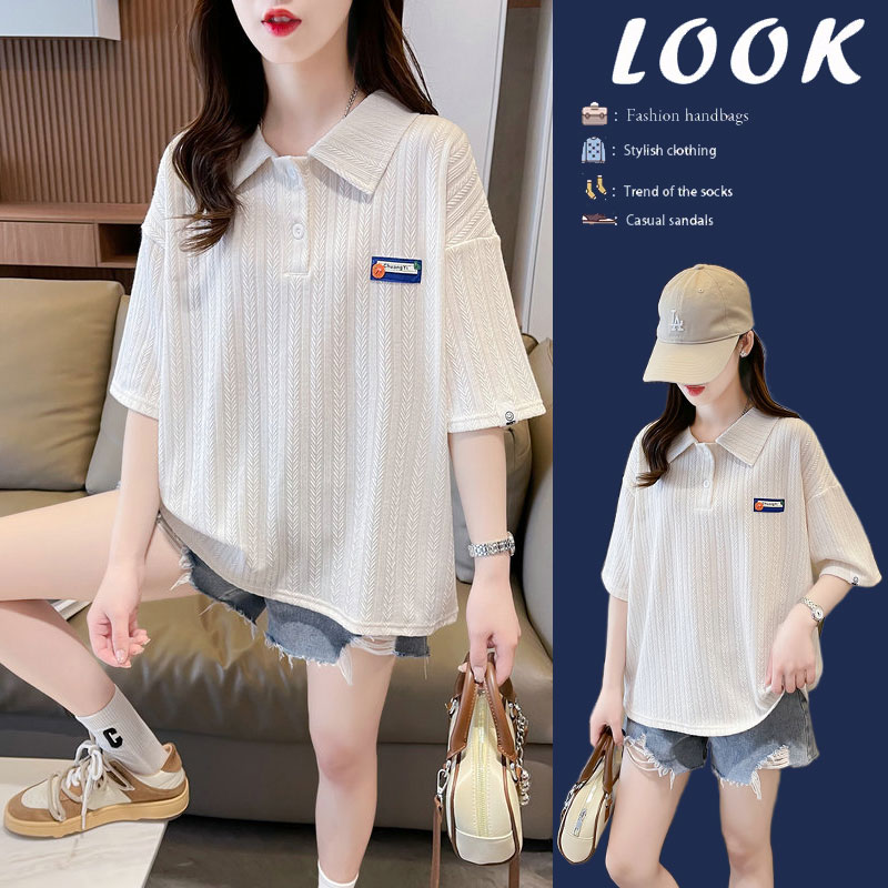 เสื้อยืดคนอ้วนแบบโอเวอร์ไซส์แบบ ulzzang fashion สนใจทักแชท