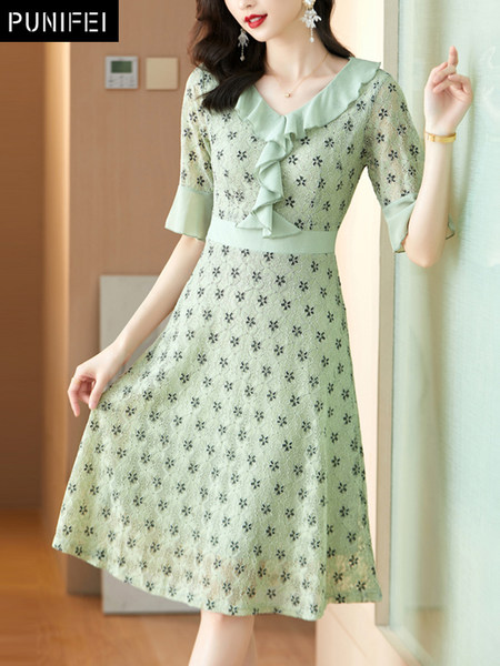 เดรสวัยผู้ใหญ่40-60ปี เดรสคุณแม่ ชุดเดรสทำงานวัยผู้ใหญ่ แบรนด์ MAMA DRESS