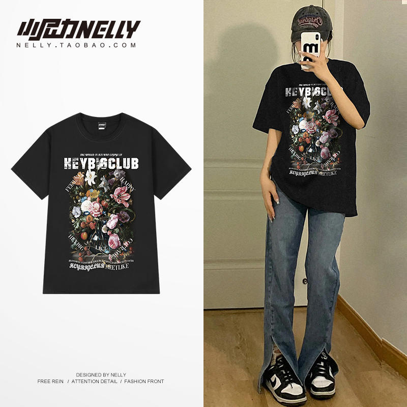 เสื้อยืดคอกลม ผู้ชาย เสื้อยืดผู้ชายเกาหลี เสื้อยืดเกาหลี แบรนด์ NELLY