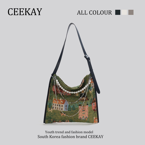กระเป๋าสะพายข้างเกาหลี กระเป๋าผู้หญิงแบรนด์ CEEKEY
