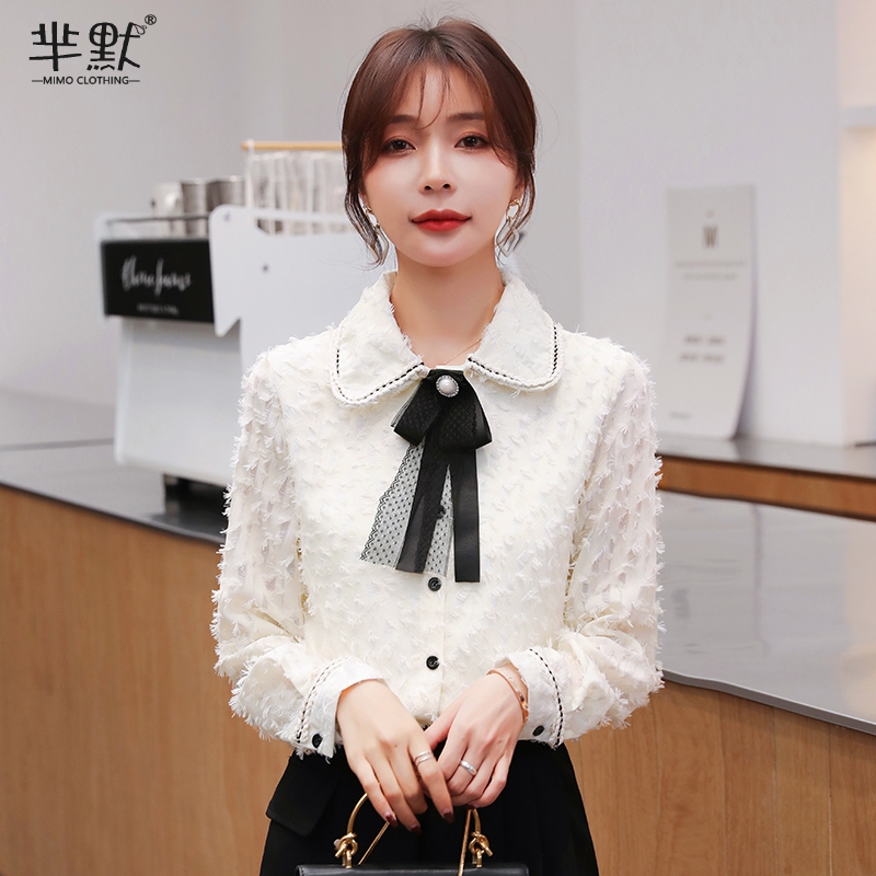 เสื้อลูกไม้ เสื้อเชิ้ตแขนยาว
