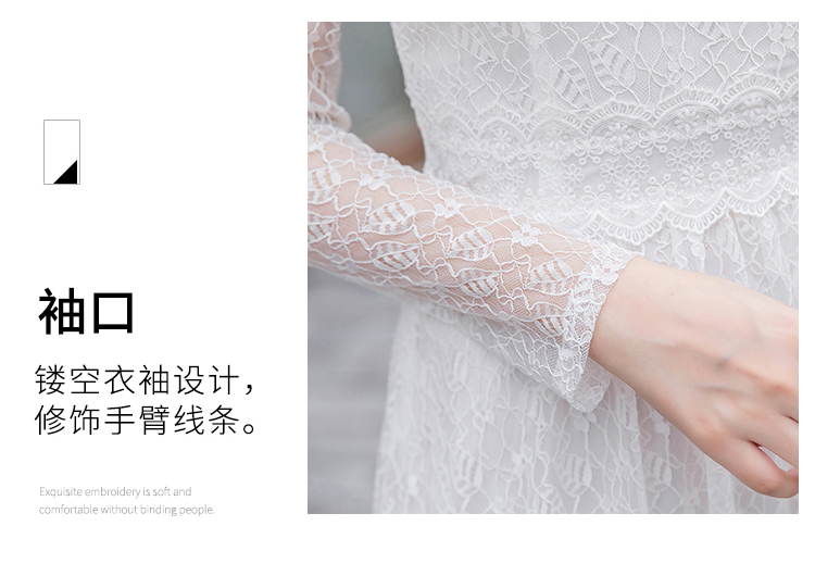 Dress4608 เดรสยาวลูกไม้แขนยาวทรงสวย ซิปข้าง มีซับในอย่างดีทั้งชุด ผ้าลูกไม้เกรดพรีเมียมเนื้อดีลายสวยเนื้อหนามีน้ำหนัก งานสวยเรียบหรูเหมือนราคาหลักพัน ใส่ออกงานได้ มี 2 สี ขาว, ดำ