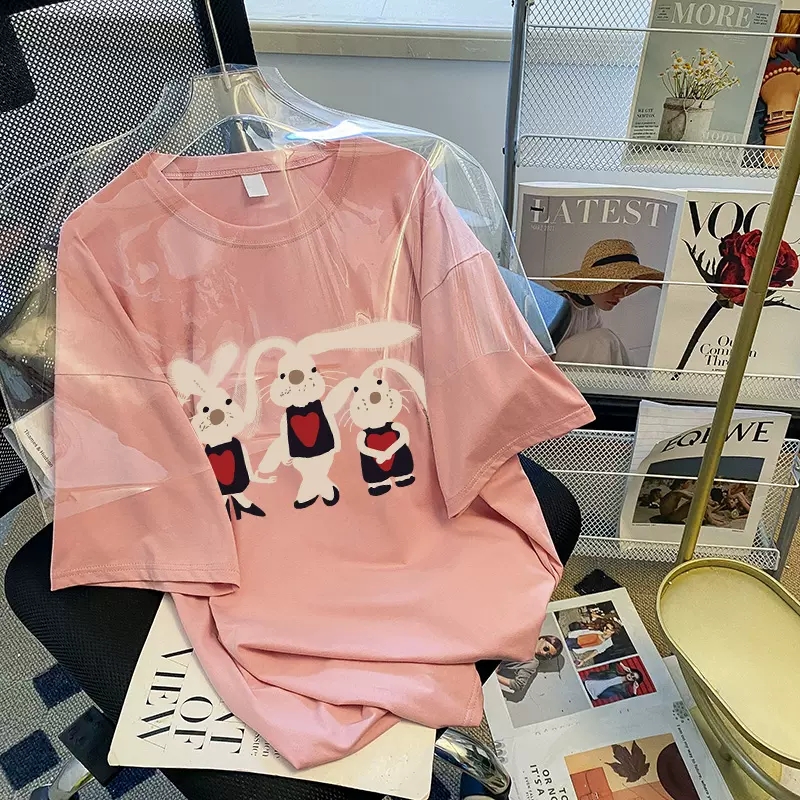 เสื้อยืดคนอ้วนแบบโอเวอร์ไซส์แบบ ulzzang fashion สนใจทักแชท