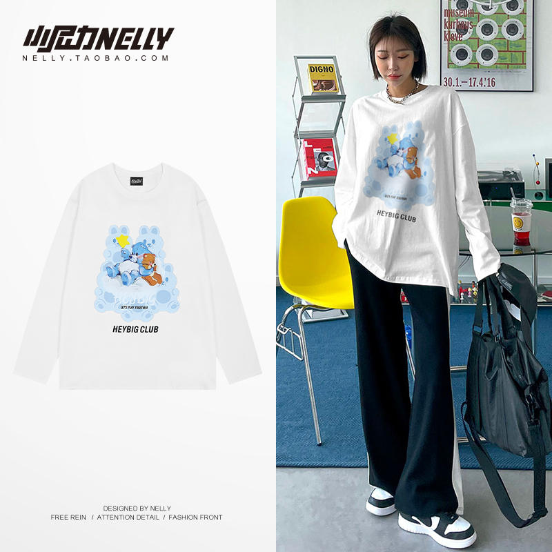 เสื้อยืดคอกลม ผู้ชาย เสื้อยืดผู้ชายเกาหลี เสื้อยืดเกาหลี แบรนด์ NELLY