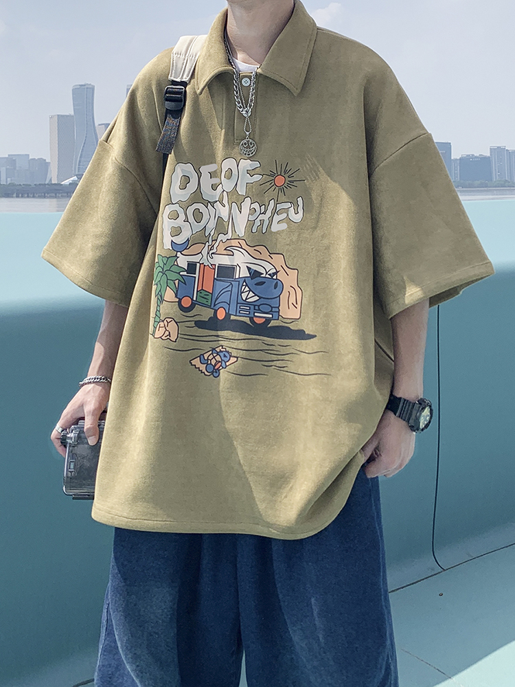 เสื้อยืดผู้ชายอ้วน S-5XL(อกเสื้อ39-51นิ้ว)