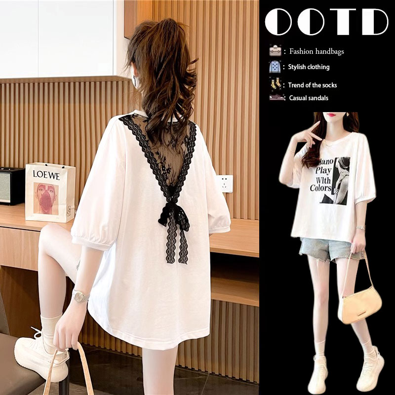 เสื้อยืดคนอ้วนแบบโอเวอร์ไซส์แบบ ulzzang fashion สนใจทักแชท