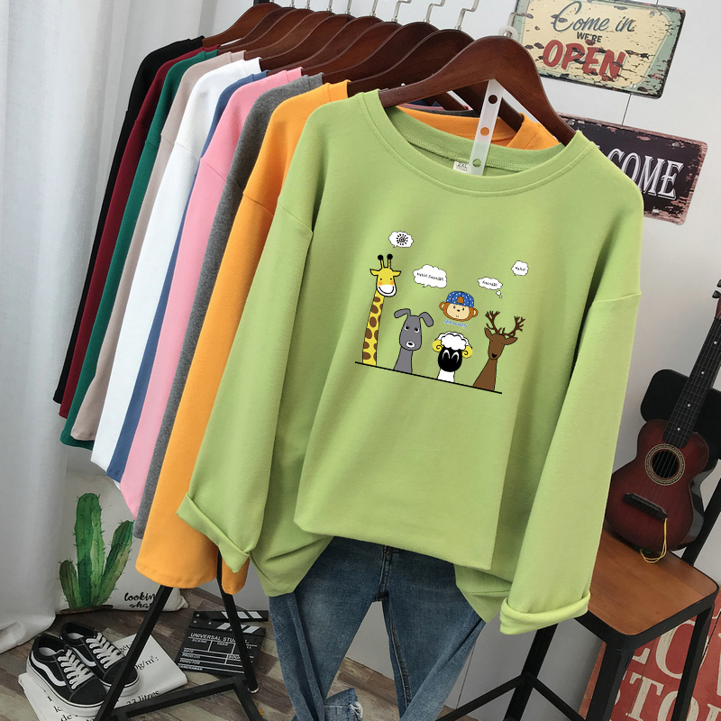 เสื้อยืดคอตตอน สกรีนลายน่ารัก มีหลากหลายสี ส่งฟรีทั่วไทย BY JIMIAO