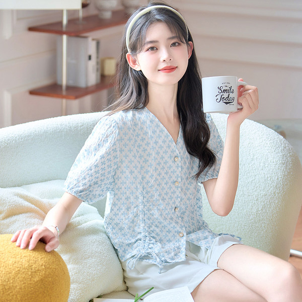 เสื้อชีฟองเกาหลี เสื้อชีฟองสวยๆ
