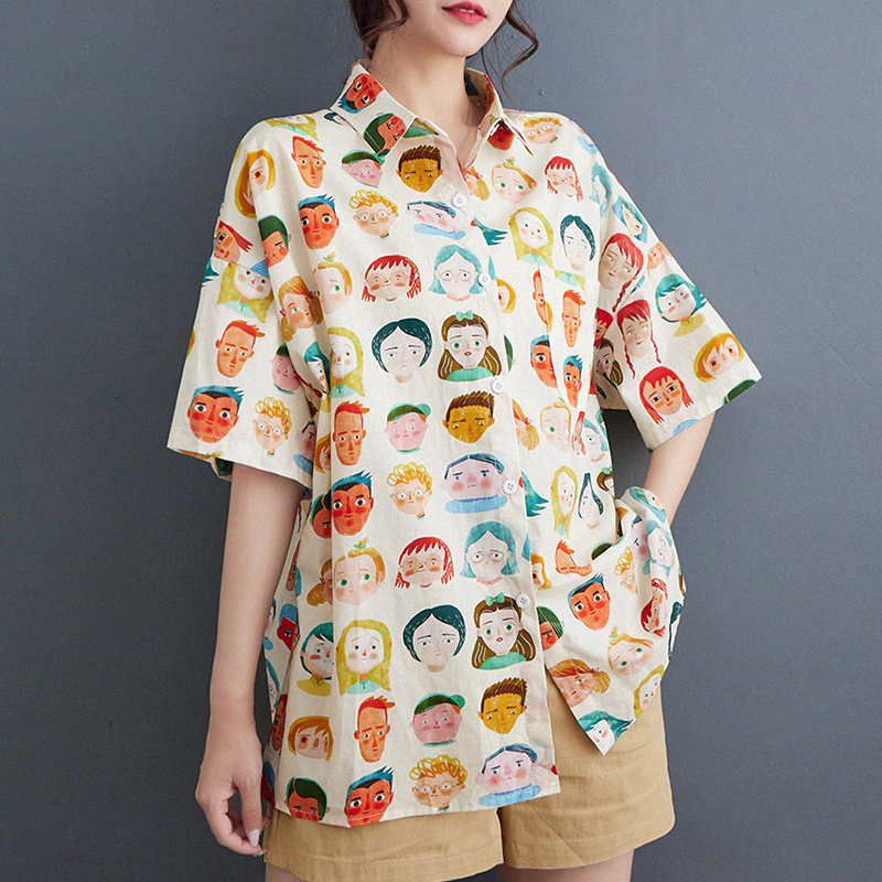 เสื้อลินิน เสื้อผ้าฝ้ายลินิน เสื้อเชิ้ตผ้าลินิน S M l XL จากแบรนด์ ZIMO