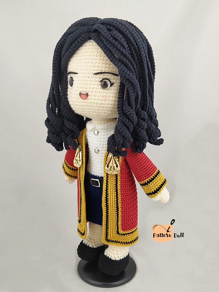 ตุ๊กตาถักชุดรับปริญญาม.พระจอมเกล้า