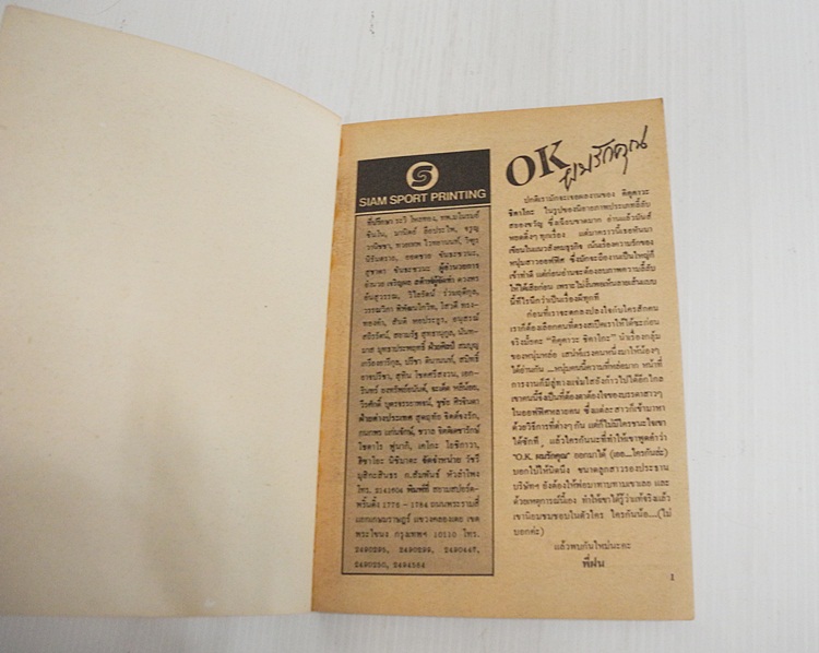 OK ผมรักคุณ (เล่มดียวจบ) / Kikukawa Chikako