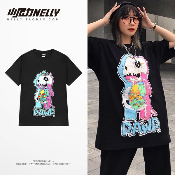 เสื้อยืดคอกลม ผู้ชาย เสื้อยืดผู้ชายเกาหลี เสื้อยืดเกาหลี แบรนด์ NELLY