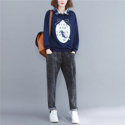 เสื้อOVERSIZE ใส่ตั้งแต่สาวผอม-สาวอวบ น้ำหนักตัว50-100กิโลกรัม