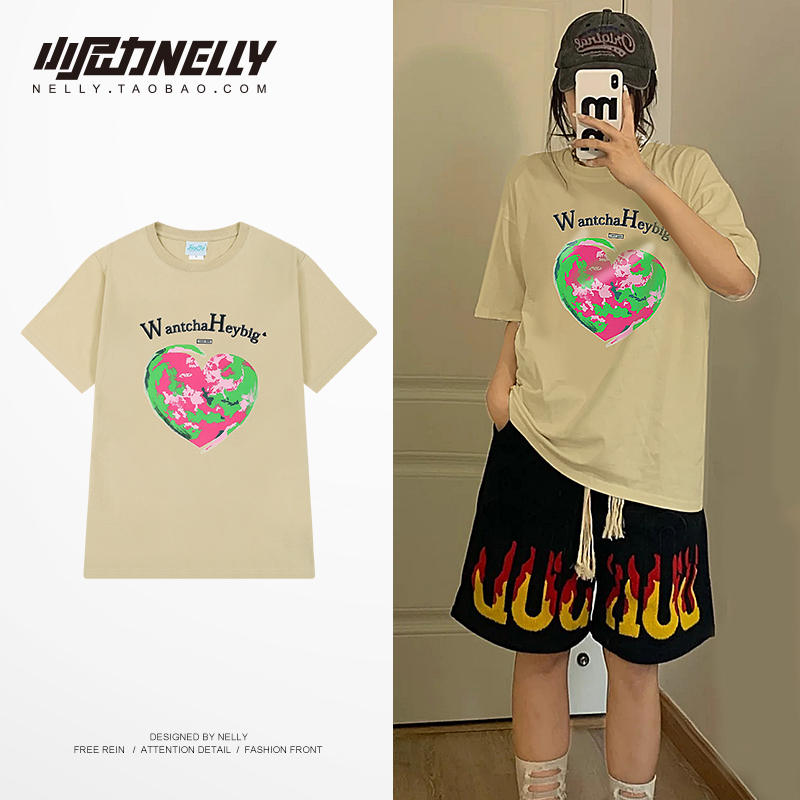 เสื้อยืดคอกลม ผู้ชาย เสื้อยืดผู้ชายเกาหลี เสื้อยืดเกาหลี แบรนด์ NELLY