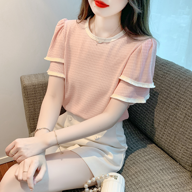 เสื้อผ้าวัยรุ่นเกาหลี เสื้อยืดวัยรุ่นผู้หญิง มีขนาด S M L XL