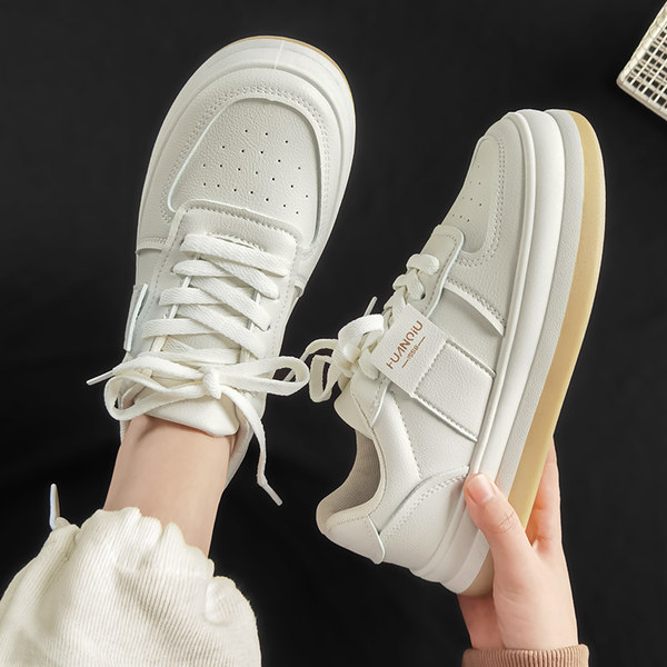 รองเท้าผ้าใบ ผู้หญิง รองเท้าแฟชั่นสำหรับผู้หญิง รองเท้าแฟชั่น รองเท้าผู้หญิง แบรนด์ HUANQIU SINCE 1958