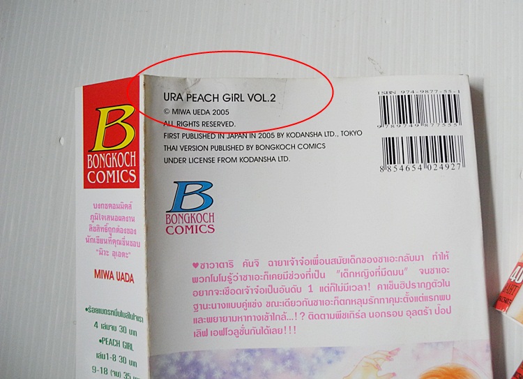 Peach girl พีช เกิร์ล นอกรอบ 3 เล่มจบ
