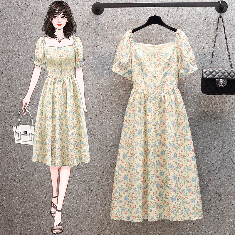 เดรสแขนสั้น มีไซส์ L-4XLอก 38-47 นิ้ว ใส่ได้ทั้งสาวหุ่นดีน่ารักจนถึงสาวอวบพลัสไซส์ จัดส่งฟรี! ทักแชทสั่งซื้อ