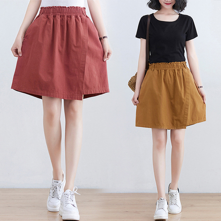 เสื้อผ้าฝ้ายผ้าลินินตัวใหญ่ ไซต์โอเวอร์ ใส่หลวมๆ ส่งฟรี
