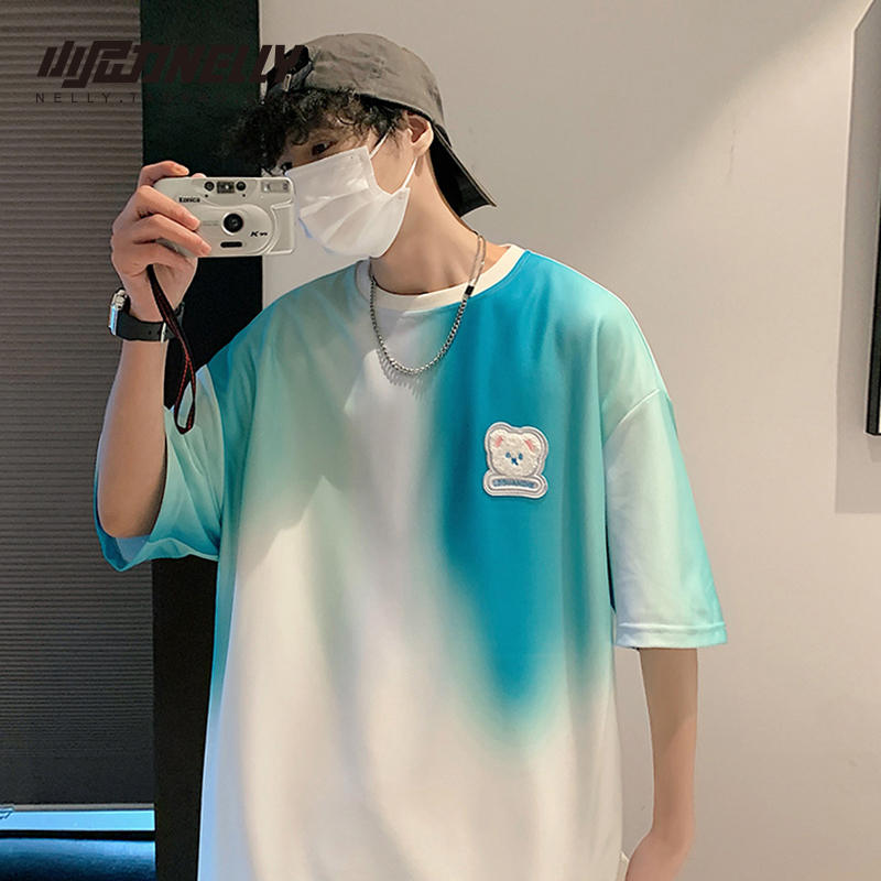 เสื้อยืดคอกลม ผู้ชาย เสื้อยืดผู้ชายเกาหลี เสื้อยืดเกาหลี แบรนด์ NELLY