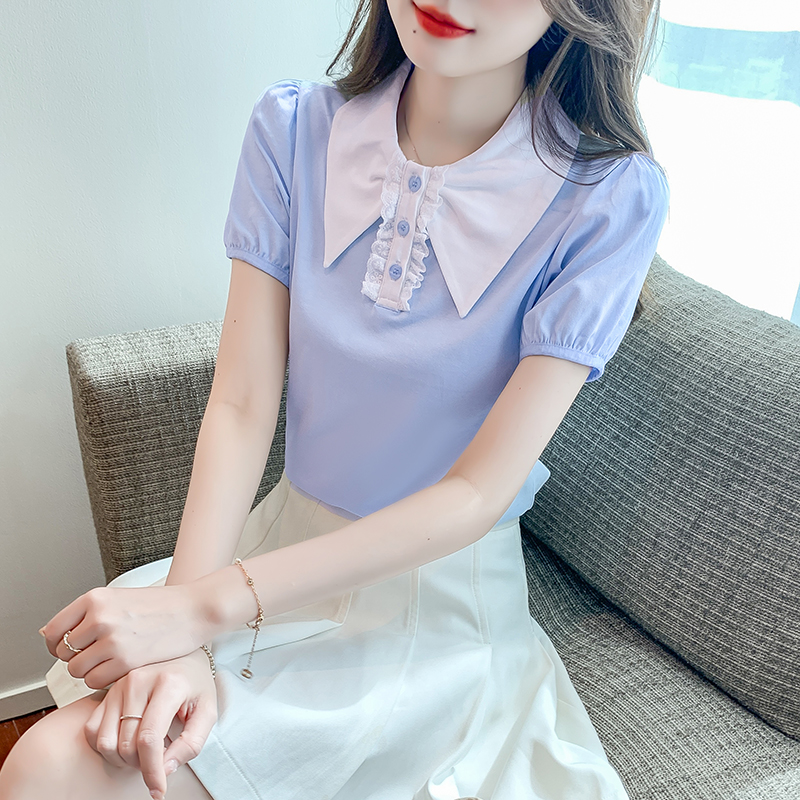 เสื้อผ้าวัยรุ่นเกาหลี เสื้อยืดวัยรุ่นผู้หญิง มีขนาด S M L XL