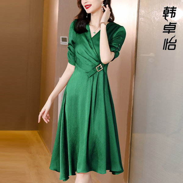 เดรสวัยผู้ใหญ่40-60ปี เดรสคุณแม่ ชุดเดรสทำงานวัยผู้ใหญ่ แบรนด์ MAMA DRESS