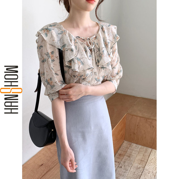 เสื้อแฟชั่น2020 เสื้อผ้าวัยรุ่น เดรส เสื้อผ้าสไตล์เกาหลี By HANS Moran High-End