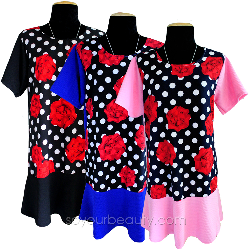 เสื้อผ้าแฟชั่น ชุดเดรสคนอ้วนชายย้วยน่ารัก