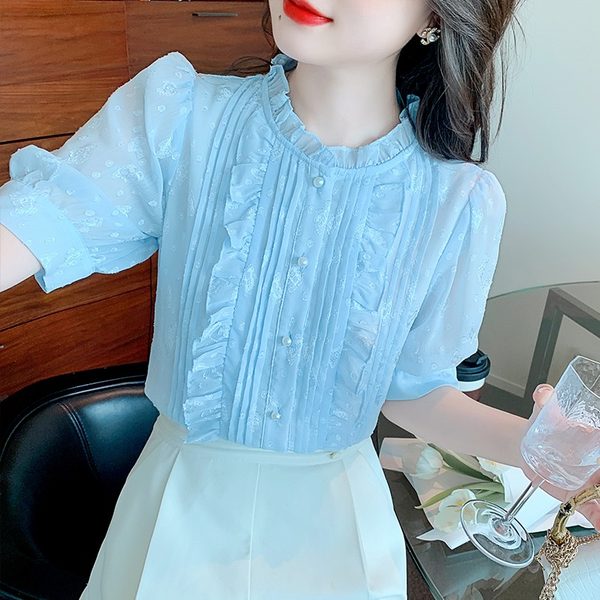 เสื้อชีฟองเกาหลี เสื้อชีฟองสวยๆ