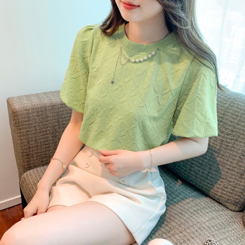 เสื้อผ้าวัยรุ่นเกาหลี เสื้อยืดวัยรุ่นผู้หญิง มีขนาด S M L XL