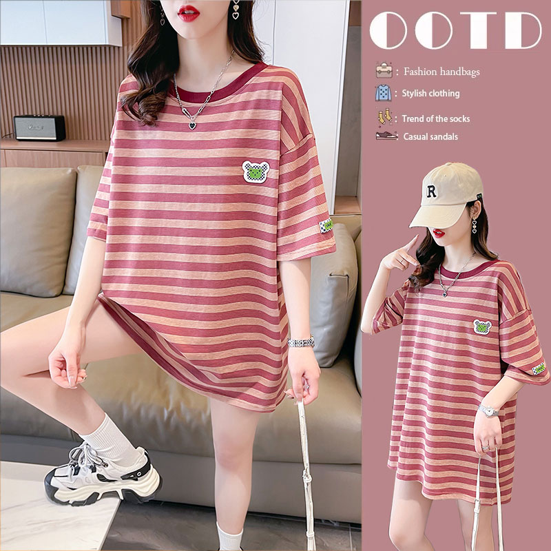 เสื้อยืดคนอ้วนแบบโอเวอร์ไซส์แบบ ulzzang fashion สนใจทักแชท