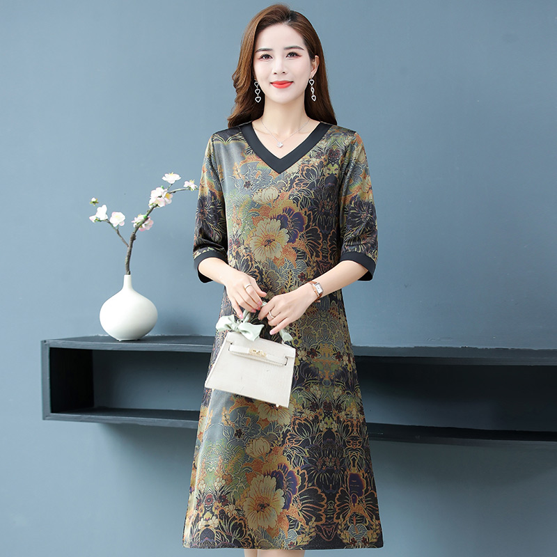 เดรสวัยผู้ใหญ่40-60ปี เดรสคุณแม่ ชุดเดรสทำงานวัยผู้ใหญ่ แบรนด์ MAMA DRESS