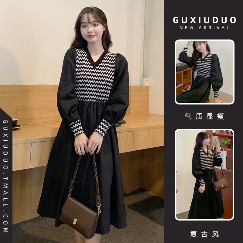เดรสแขนสั้นมีไซส์L-4XLอก38-47นิ้ว
