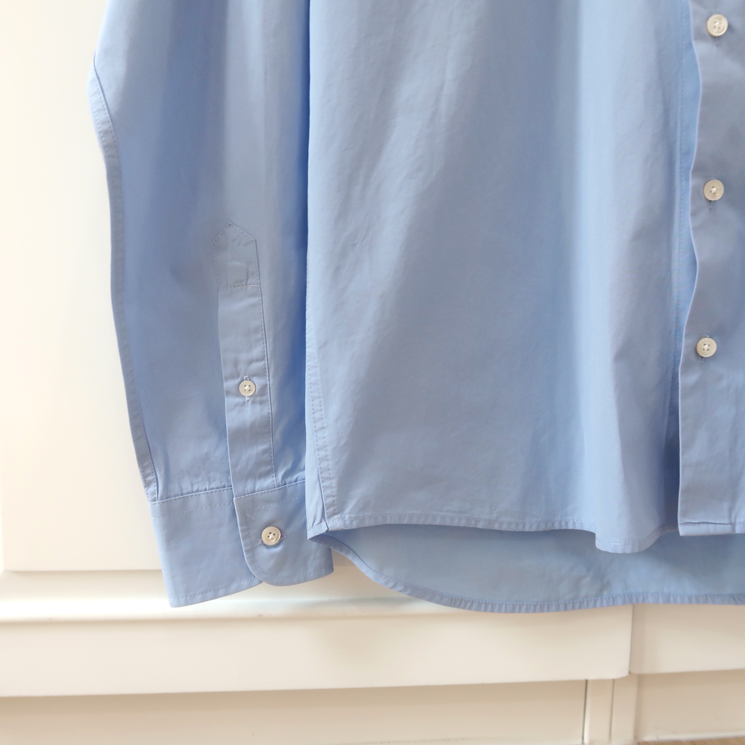 Ami Blue Cotton Ami De Coeur Long Sleeve Shirts