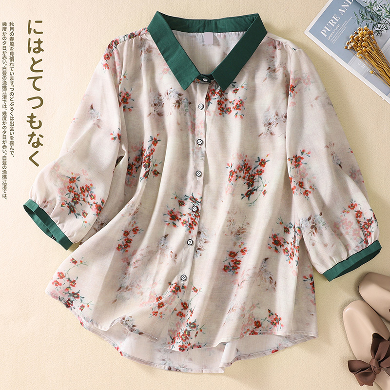 เสื้อลินิน เสื้อผ้าฝ้ายลินิน เสื้อเชิ้ตผ้าลินิน