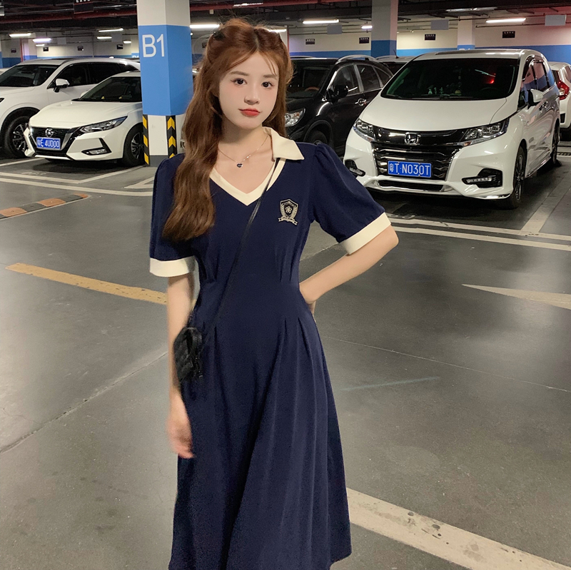 เดรสวัยรุ่น-เดรสคนอ้วนวัยรุ่น L-4XL(อก38-46 นิ้ว)
