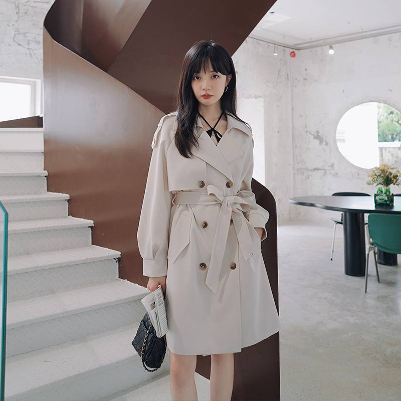 เสื้อโค้ท เสื้อโค้ทกันหนาว เสื้อโค้ทใส่เที่ยวต่างประเทศ ยี่ห้อ: Qianziqian