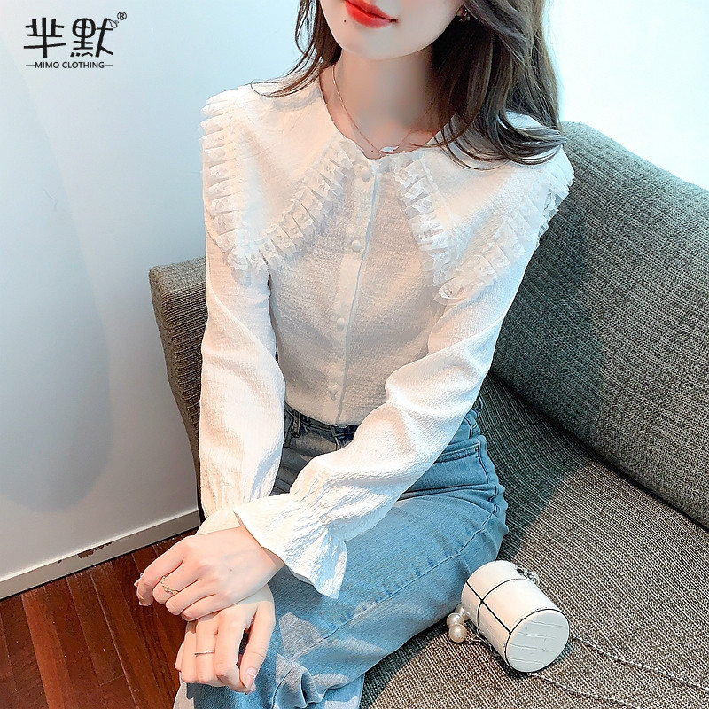 เสื้อลูกไม้ เสื้อเชิ้ตแขนยาว