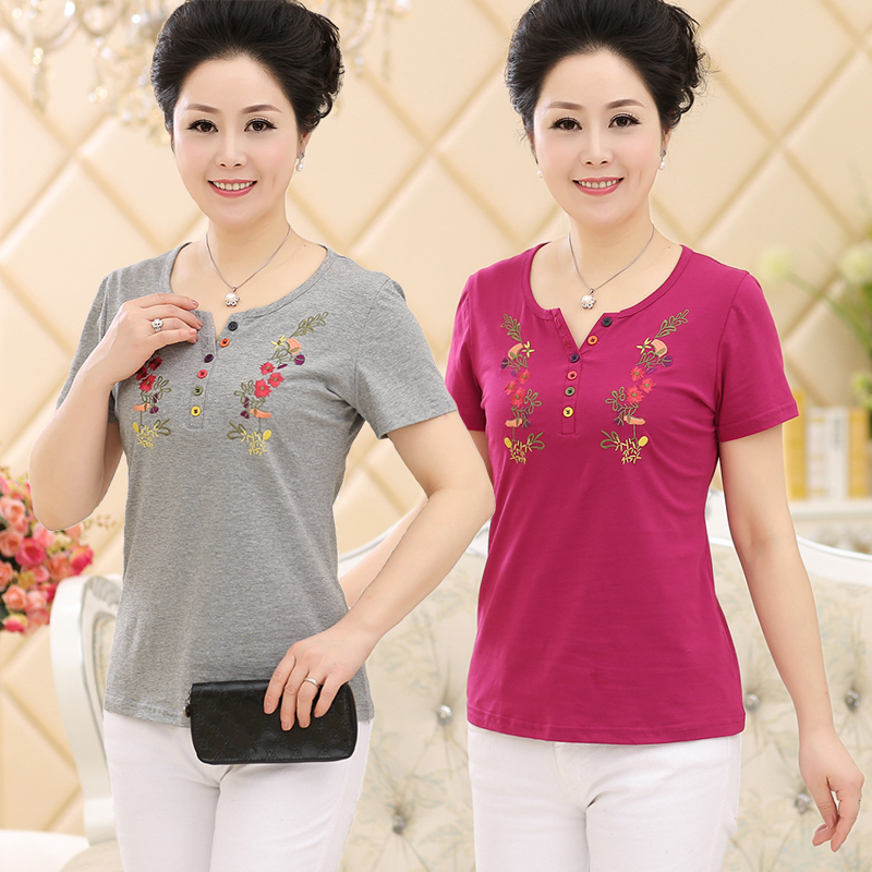 เสื้อคุณแม่สูงวัย เสื้อผ้าผู้ใหญ่ สวยๆ ชุดคุณนาย ผู้หญิงอายุ40-60 วัยกลางคน