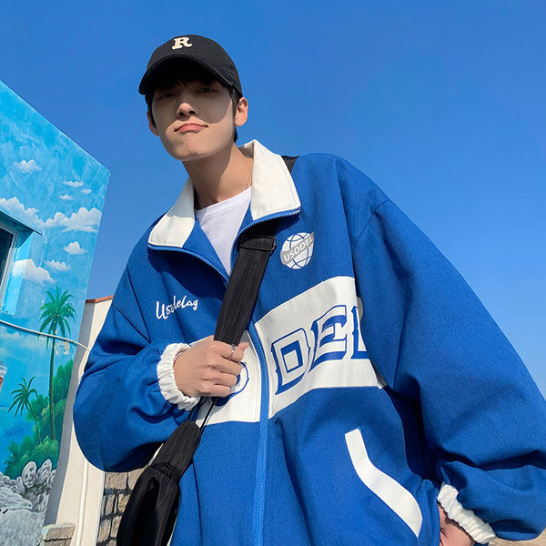 เสื้อแจ็คเก็ตเบสบอล เสื้อคลุม เสื้อแขนยาวสไตล์เกาหลี