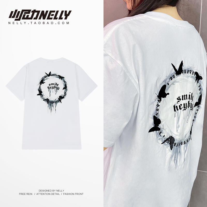 เสื้อยืดคอกลม ผู้ชาย เสื้อยืดผู้ชายเกาหลี เสื้อยืดเกาหลี แบรนด์ NELLY