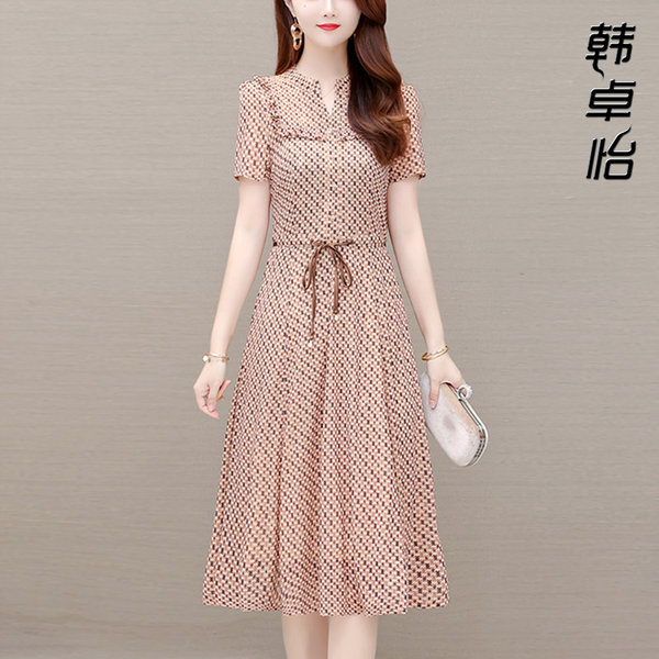 เดรสวัยผู้ใหญ่40-60ปี เดรสคุณแม่ ชุดเดรสทำงานวัยผู้ใหญ่ แบรนด์ MAMA DRESS