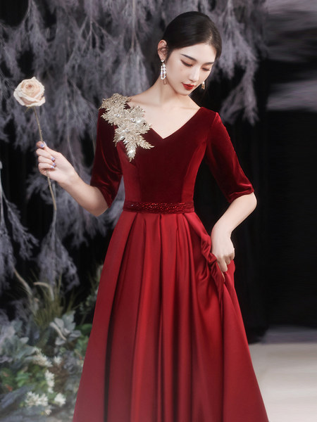 ชุดราตรี ชุดออกงาน ดีไซน์หรู แบรนด์ Angel