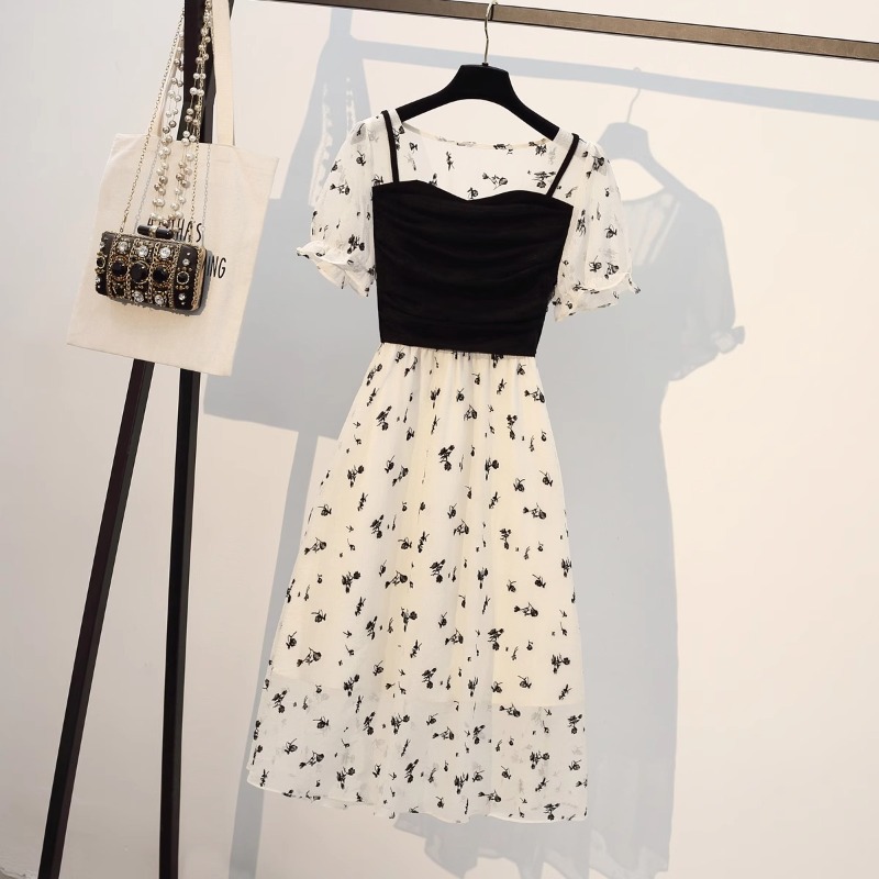 เดรสสาวอวบ มีไซส์ L-4XLอกเสื้อ 38-47 นิ้ว ใส่ได้ทั้งสาวหุ่นดีน่ารักจนถึงสาวอวบพลัสไซส์ จัดส่งฟรี! ทักแชทสั่งซื้อ