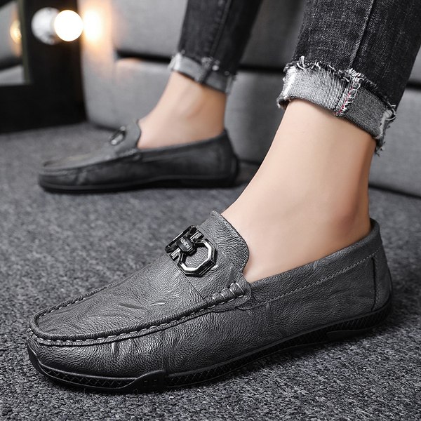 รองเท้าหนังผู้ชาย มีไซส์39-44 รองเท้าโลฟเฟอร์ชาย Slip-On Shoes