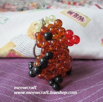 พวงกุญแจนก #80-004 สูง2.5"