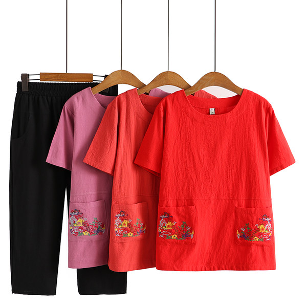 เสื้อลินินสไตล์ผู้ใหญ่ เสื้อคุณแม่ เสื้อผู้ใหญ่ แบรนด์ LININ