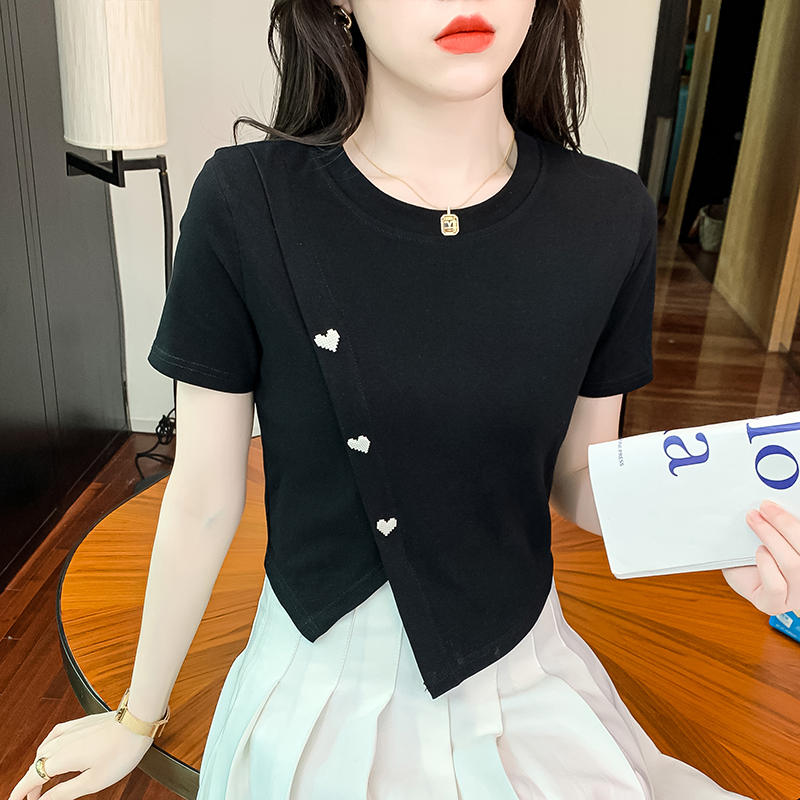 เสื้อยืดวัยรุ่นน่ารักๆ เสื้อวัยรุ่นแขนสั้น เสื้อผ้าวัยรุ่นเกาหลี แบรนด์ Wiyike